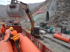 甘肅路橋承建隧道超高分子逃生管案例圖